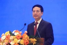 Bộ trưởng Nguyễn Mạnh Hùng phát biểu về chuyển đổi số các địa phương