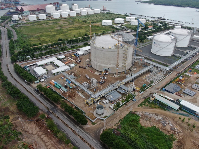 Kho cảng CNG ở Vũng Tàu thuộc PV GAS