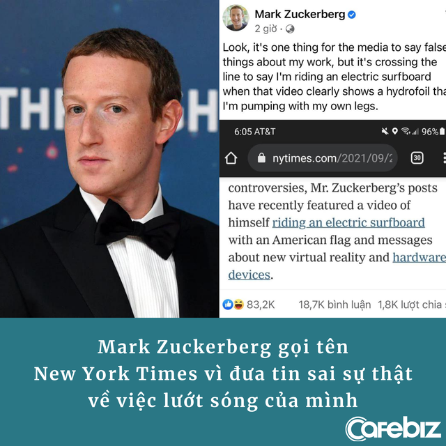 Mark Zuckerberg bức xúc vì bị đưa tin sai sự thật, CĐM cà khịa: Giờ anh hiểu cảm giác đọc fake news của chúng tôi rồi chứ? - Ảnh 1.