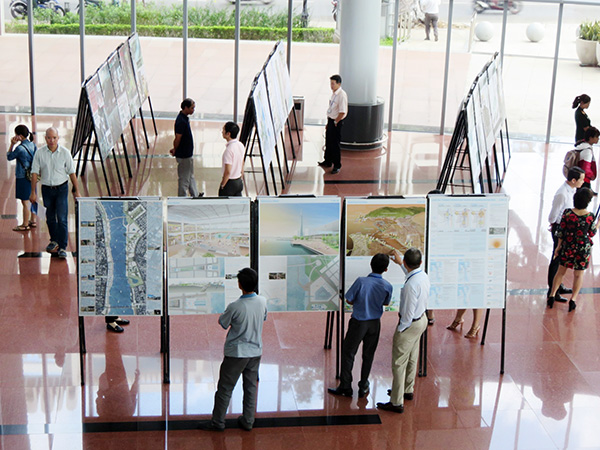 Tại Trung tâm Hành chính TP Đà  Nẵng từng tổ chức nhiều cuộc trưng bày, triển lãm thu hút sự quan tâm của nhiều người