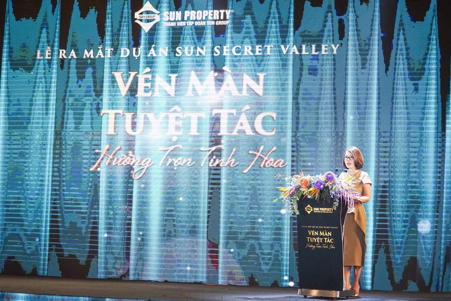Bà Nguyễn Ngọc Thúy Linh - TGĐ Sun Property chia sẻ về Sun Secret Valley.
