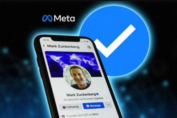 Dịch vụ Meta Verified cho phép người dùng trả tiền để sở hữu tích xanh. (Ảnh: CNBC)