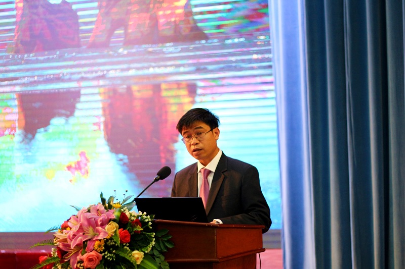 Ông Nguyễn Văn Châu – Phó Giám đốc Sở NN&PTNT tỉnh Lâm Đồng, phát biểu khai mạc hội nghị.