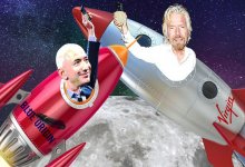  Cuộc đối đầu của giới siêu giàu: Tỷ phú Richard Branson muốn vượt mặt Jeff Bezos trong cuộc đua không gian 