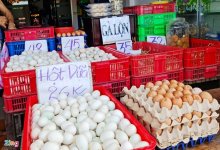 Giá trứng ở miền Tây tăng