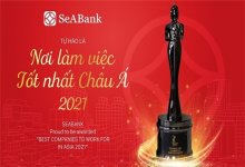 SeABank nhận giải 'Nơi làm việc tốt nhất châu Á 2021'