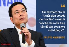 Bộ trưởng Nguyễn Mạnh Hùng nói về tái sinh một doanh nghiệp công nghệ số - VTC